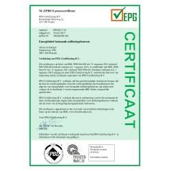 Trots op het behaalde certificaat!